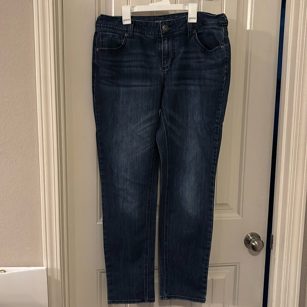 Maurice’s straight blue jeans size 14